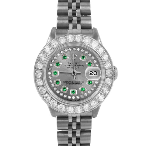 Rolex Datejust 26mm | 6917-SS-SLT-STRE-2CT-JBL