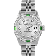 Rolex Datejust 26mm | 6917-SS-SLV-DIA-AM-4EMD-JBL