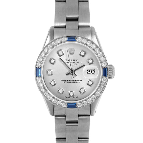 Rolex Datejust 26mm | 6917-SS-SLV-DIA-AM-4SPH-OYS