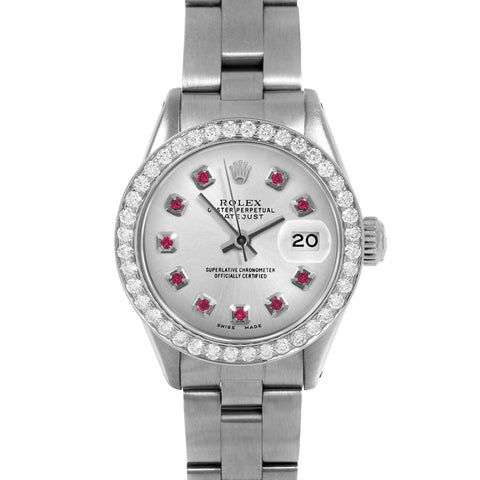 Rolex Datejust 26mm | 6917-SS-SLV-RBY-AM-BDS-OYS