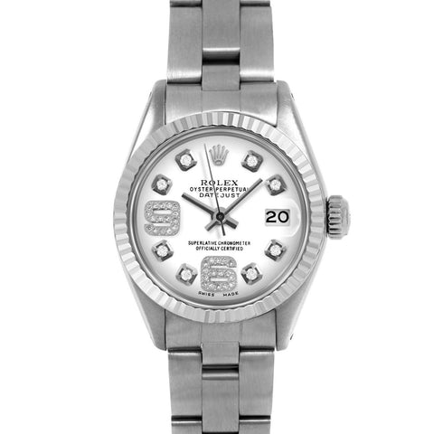 Rolex Datejust 26mm | 6917-SS-WHT-8DA69-FLT-OYS