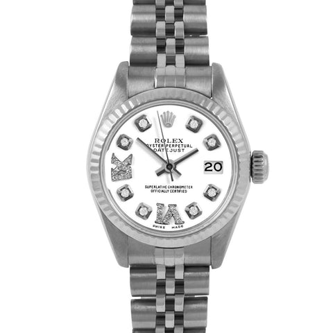 Rolex Datejust 26mm | 6917-SS-WHT-8DR69-FLT-JBL