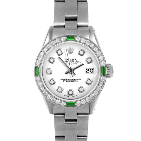 Rolex Datejust 26mm | 6917-SS-WHT-DIA-AM-4EMD-OYS