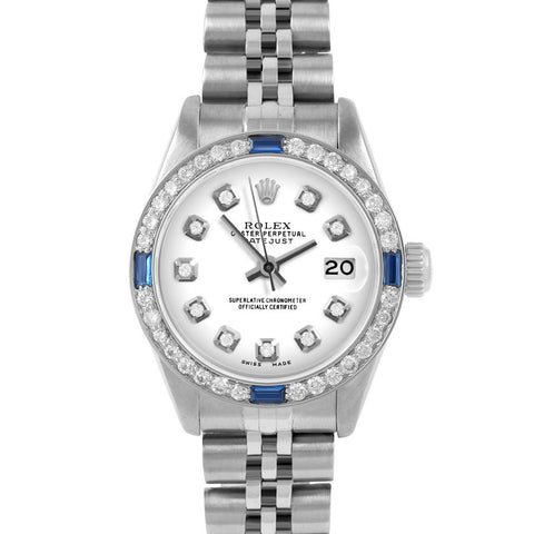 Rolex Datejust 26mm | 6917-SS-WHT-DIA-AM-4SPH-JBL