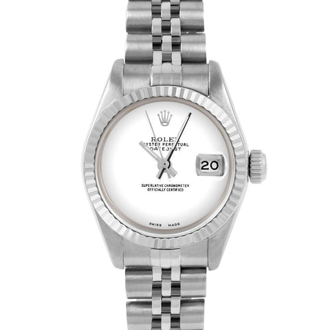 Rolex Datejust 26mm | 6917-SS-WHT-NOHM-FLT-JBL