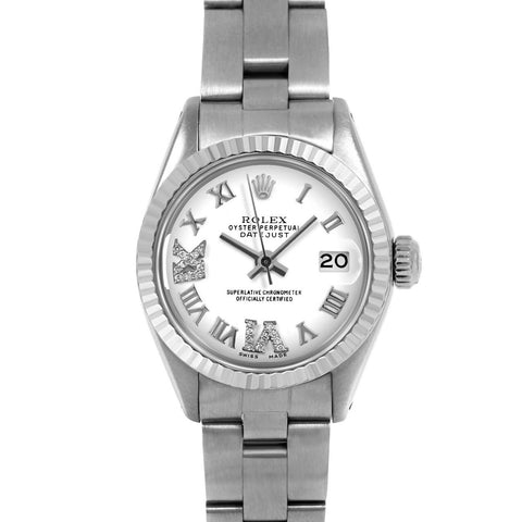 Rolex Datejust 26mm | 6917-SS-WHT-RDR69-FLT-OYS