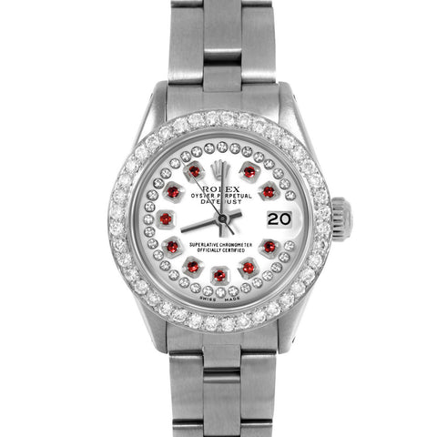 Rolex Datejust 26mm | 6917-SS-WHT-STRR-BDS-OYS