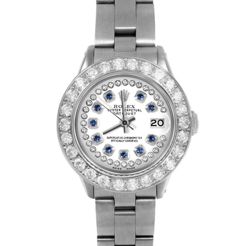 Rolex Datejust 26mm | 6917-SS-WHT-STRS-2CT-OYS