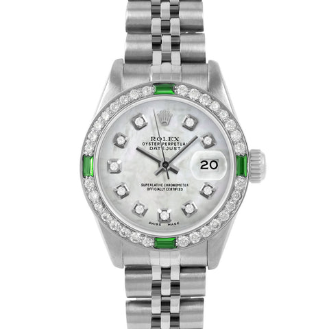 Rolex Datejust 26mm | 6917-SS-WMOP-DIA-AM-4EMD-JBL