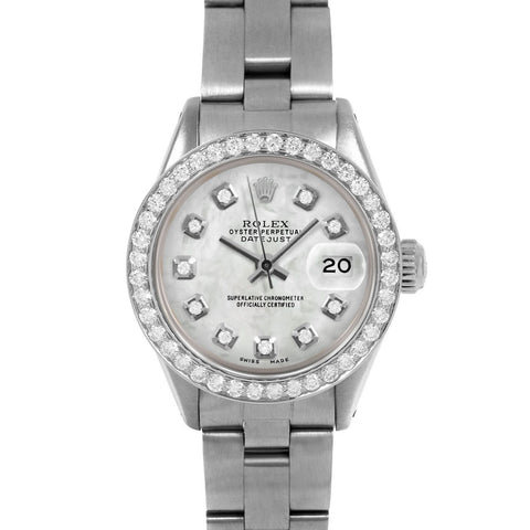 Rolex Datejust 26mm | 6917-SS-WMOP-DIA-AM-BDS-OYS