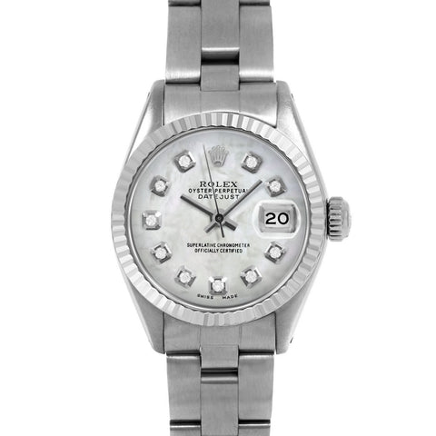 Rolex Datejust 26mm | 6917-SS-WMOP-DIA-AM-FLT-OYS