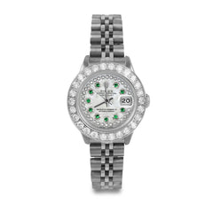 Rolex Datejust 26mm | 6917-SS-WMOP-STRE-2CT-JBL