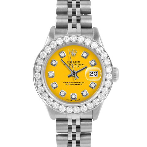 Rolex Datejust 26mm | 6917-SS-YLW-DIA-AM-2CT-JBL
