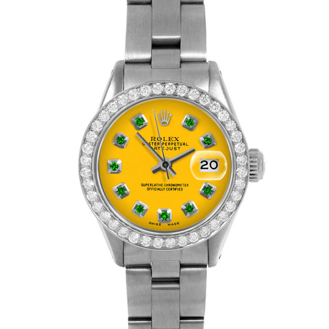 Rolex Datejust 26mm | 6917-SS-YLW-EMD-AM-BDS-OYS