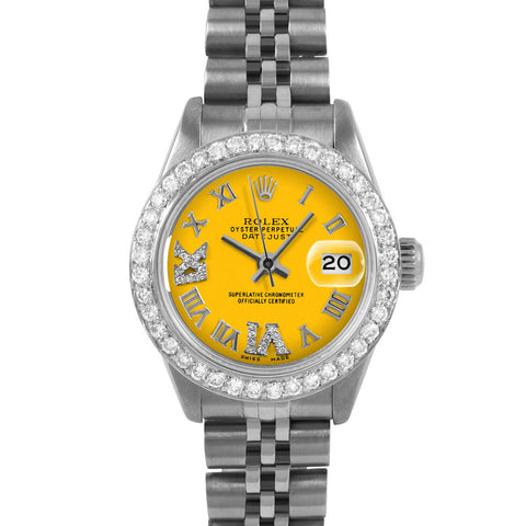 Rolex Datejust 26mm | 6917-SS-YLW-RDR69-BDS-JBL