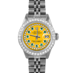 Rolex Datejust 26mm | 6917-SS-YLW-STRE-BDS-JBL