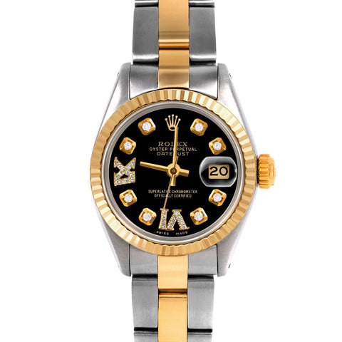 Rolex Datejust 26mm | 6917-TT-BLK-8DR69-FLT-OYS