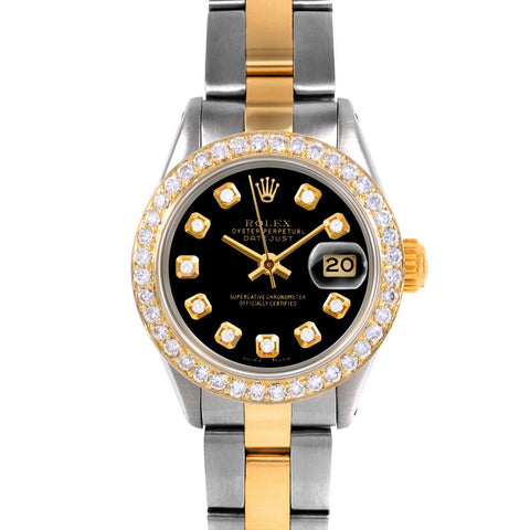 Rolex Datejust 26mm | 6917-TT-BLK-DIA-AM-BDS-OYS