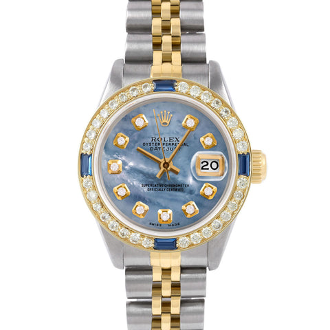 Rolex Datejust 26mm | 6917-TT-BLMOP-DIA-AM-4SPH-JBL
