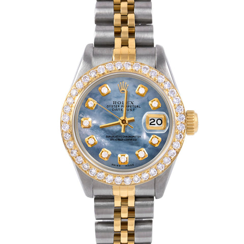 Rolex Datejust 26mm | 6917-TT-BLMOP-DIA-AM-BDS-JBL