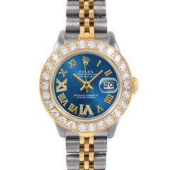Rolex Datejust 26mm | 6917-TT-BLU-RDR69-2CT-JBL