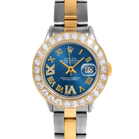 Rolex Datejust 26mm | 6917-TT-BLU-RDR69-2CT-OYS