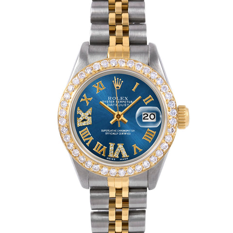 Rolex Datejust 26mm | 6917-TT-BLU-RDR69-BDS-JBL