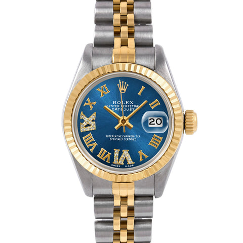 Rolex Datejust 26mm | 6917-TT-BLU-RDR69-FLT-JBL