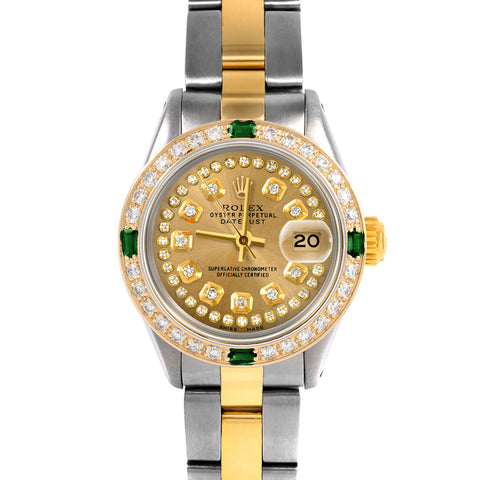 Rolex Datejust 26mm | 6917-TT-CHM-STRD-4EMD-OYS