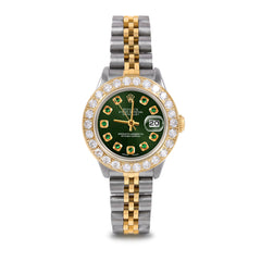Rolex Datejust 26mm | 6917-TT-GRN-EMD-AM-2CT-JBL