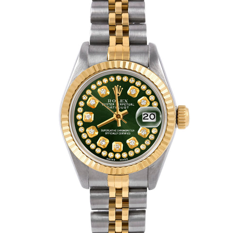 Rolex Datejust 26mm | 6917-TT-GRN-STRD-FLT-JBL