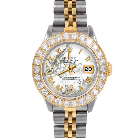 Rolex Datejust 26mm | 6917-TT-MRB-RDR69-2CT-JBL