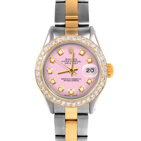 Rolex Datejust 26mm | 6917-TT-PNK-DIA-AM-BDS-OYS