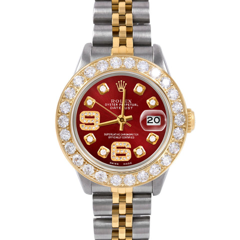 Rolex Datejust 26mm | 6917-TT-RED-8DA69-2CT-JBL