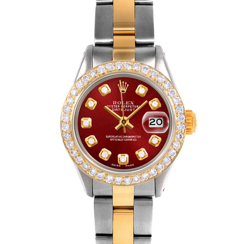 Rolex Datejust 26mm | 6917-TT-RED-DIA-AM-BDS-OYS