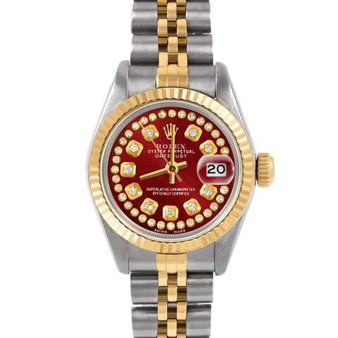 Rolex Datejust 26mm | 6917-TT-RED-STRD-FLT-JBL