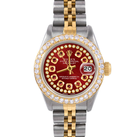 Rolex Datejust 26mm | 6917-TT-RED-STRR-BDS-JBL