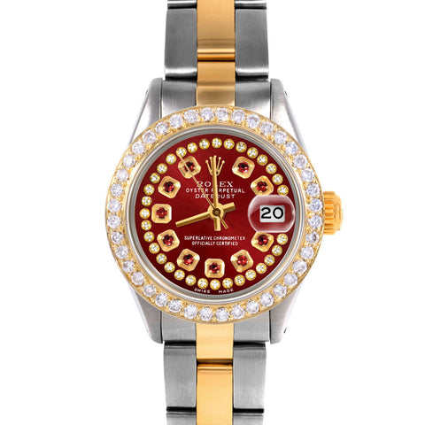 Rolex Datejust 26mm | 6917-TT-RED-STRR-BDS-OYS