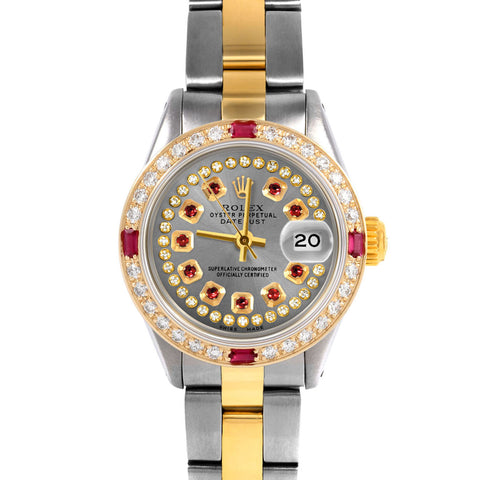 Rolex Datejust 26mm | 6917-TT-SLT-STRR-4RBY-OYS