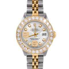 Rolex Datejust 26mm | 6917-TT-SLV-8DA69-2CT-JBL
