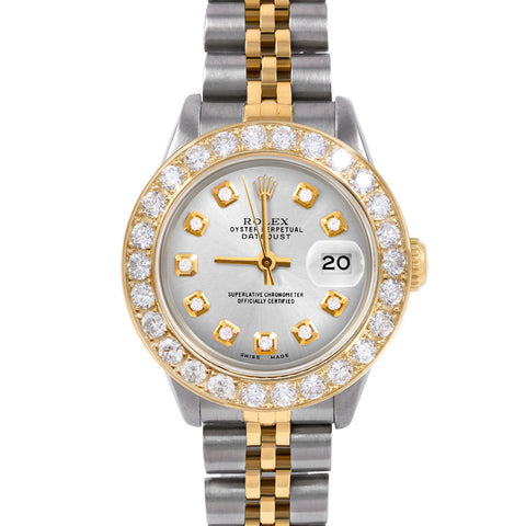 Rolex Datejust 26mm | 6917-TT-SLV-DIA-AM-2CT-JBL