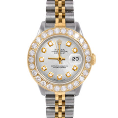 Rolex Datejust 26mm | 6917-TT-SLV-DIA-AM-2CT-JBL