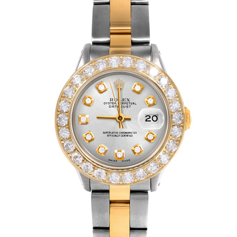 Rolex Datejust 26mm | 6917-TT-SLV-DIA-AM-2CT-OYS