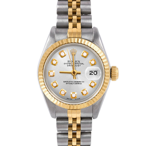 Rolex Datejust 26mm | 6917-TT-SLV-DIA-AM-FLT-JBL