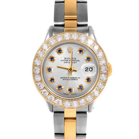 Rolex Datejust 26mm | 6917-TT-SLV-SPH-AM-2CT-OYS