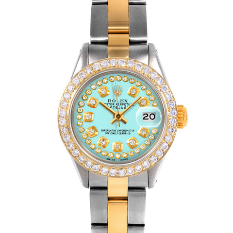 Rolex Datejust 26mm | 6917-TT-TRQ-STRD-BDS-OYS