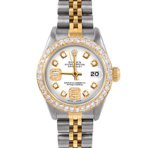 Rolex Datejust 26mm | 6917-TT-WHT-8DA69-BDS-JBL