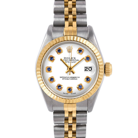 Rolex Datejust 26mm | 6917-TT-WHT-SPH-AM-FLT-JBL