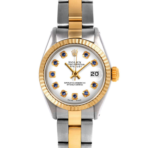 Rolex Datejust 26mm | 6917-TT-WHT-SPH-AM-FLT-OYS