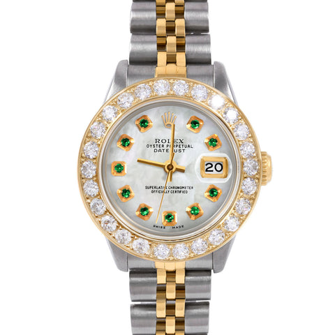 Rolex Datejust 26mm | 6917-TT-WMOP-EMD-AM-2CT-JBL